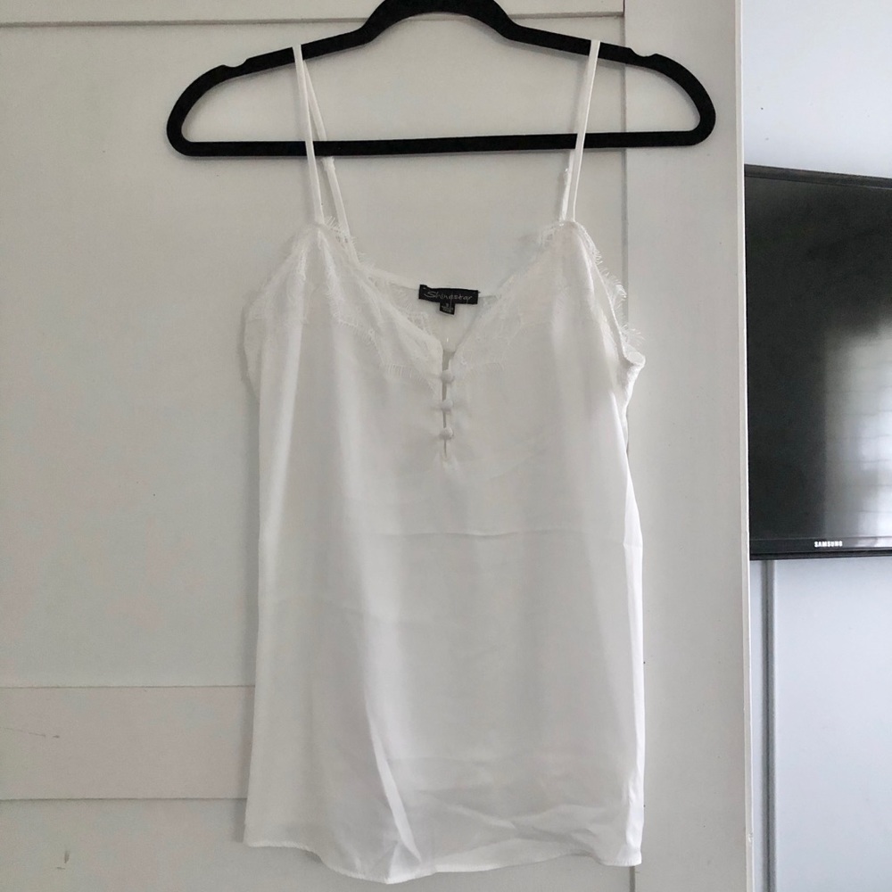 Silky Lace Top